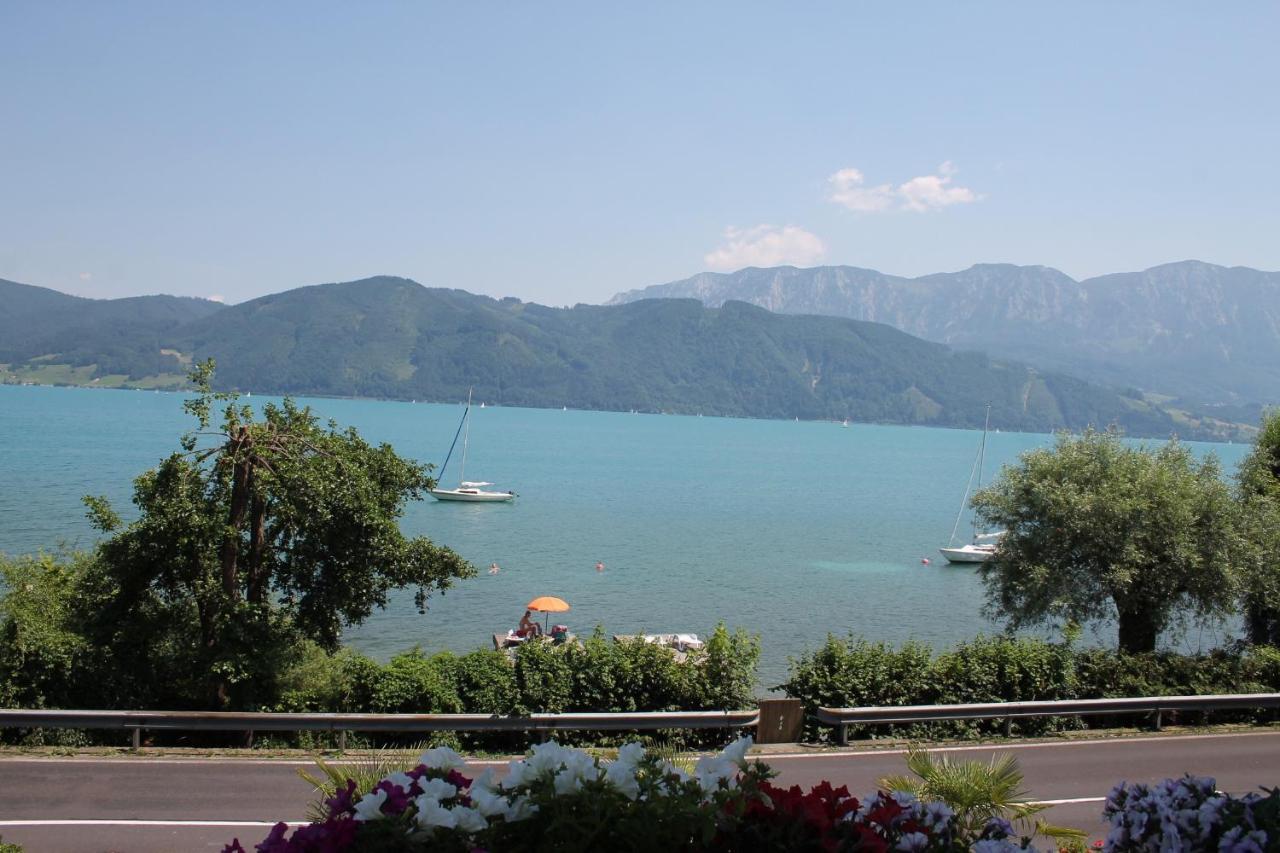 Seepension Neubacher Kg Nussdorf am Attersee Exteriör bild