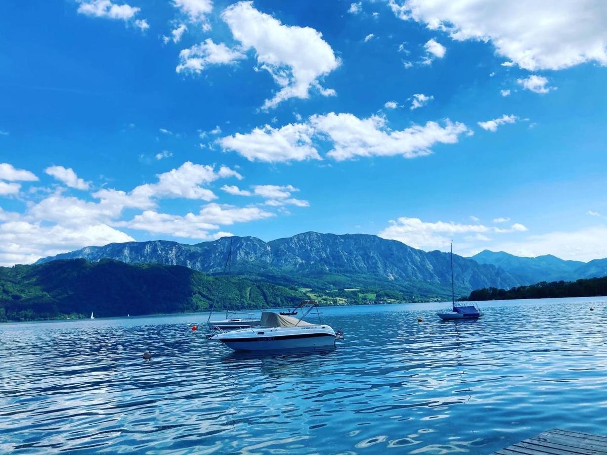 Seepension Neubacher Kg Nussdorf am Attersee Exteriör bild