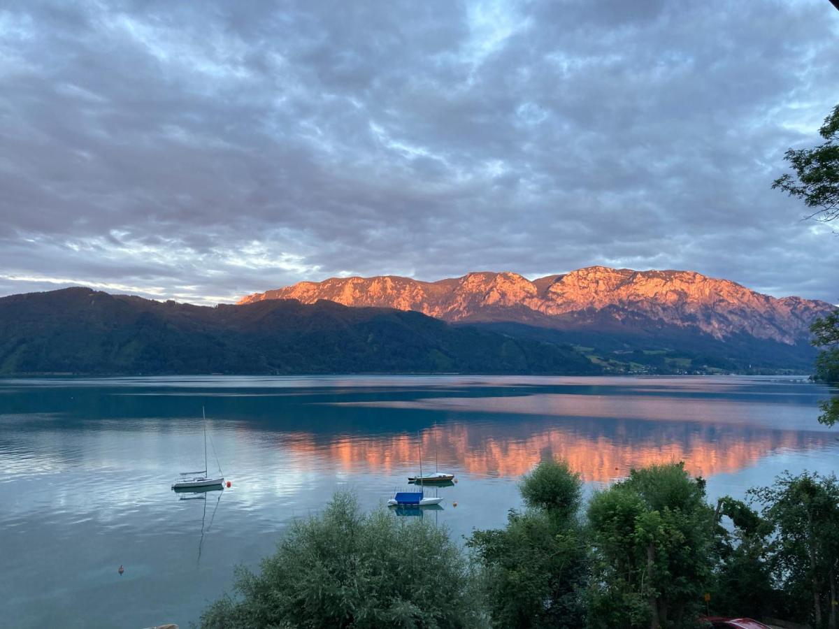 Seepension Neubacher Kg Nussdorf am Attersee Exteriör bild