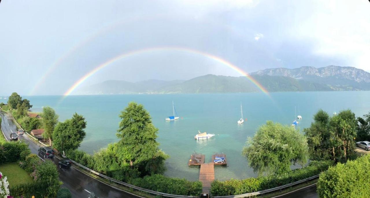 Seepension Neubacher Kg Nussdorf am Attersee Exteriör bild