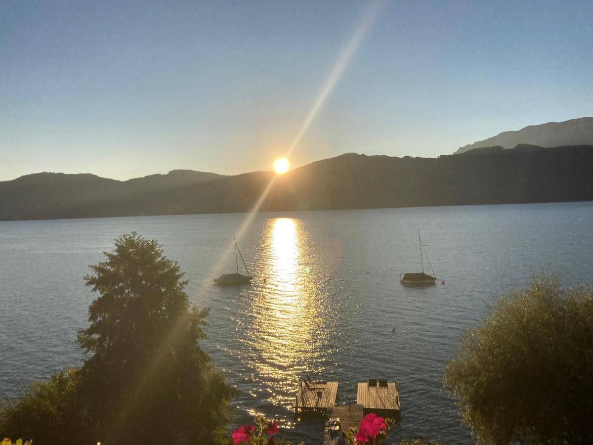 Seepension Neubacher Kg Nussdorf am Attersee Exteriör bild