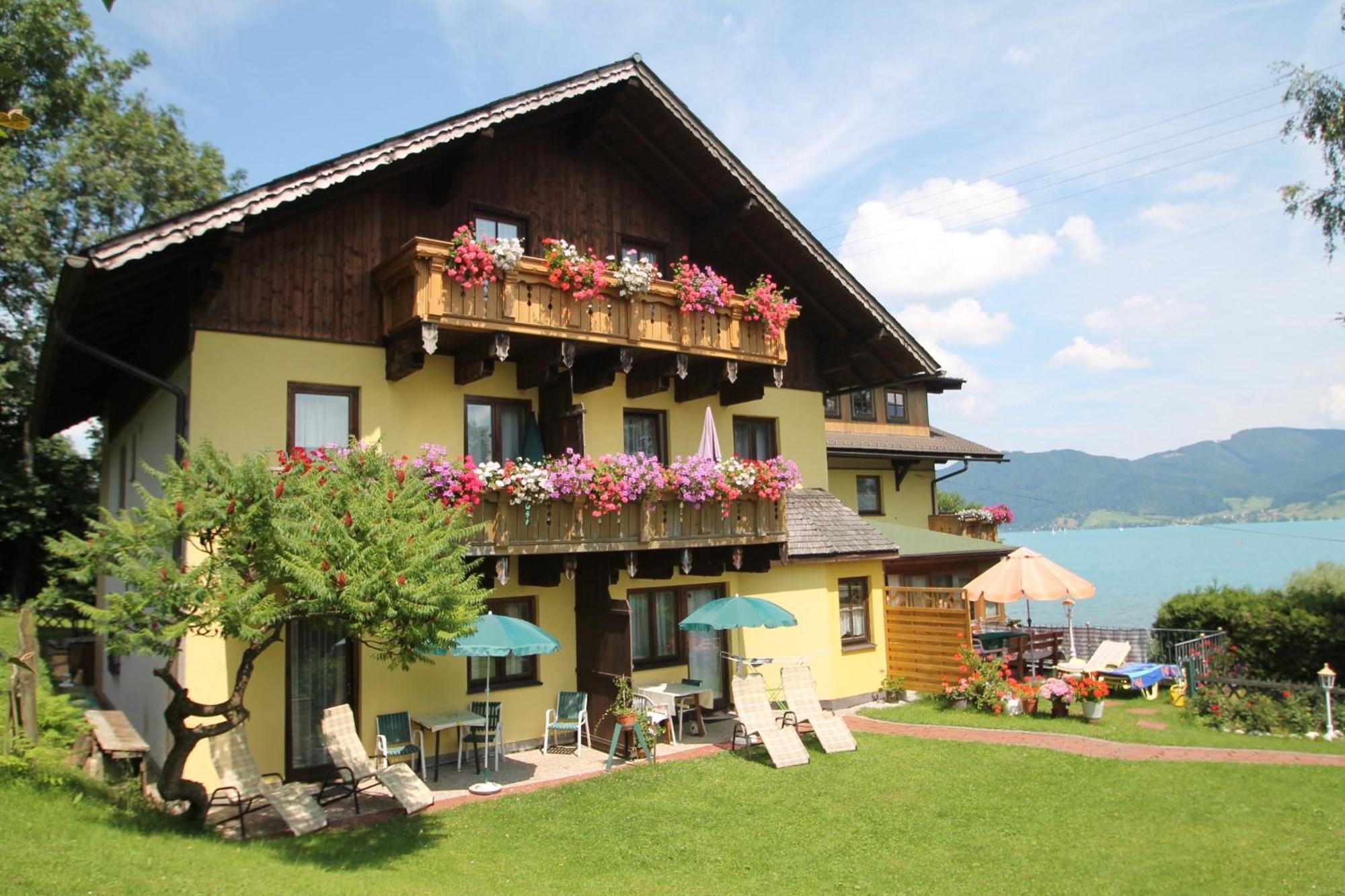 Seepension Neubacher Kg Nussdorf am Attersee Exteriör bild